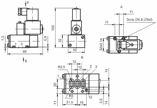 П-Р311; П-Р312; П-Р321; П-Р322 пневмораспределитель с пневматическим управлением П-Р311; П-Р312; П-Р321; П-Р322 пневмораспределитель с пневматическим управлением