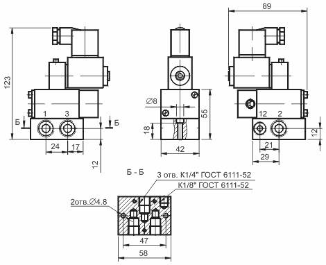 П-Р311; П-Р312; П-Р321; П-Р322 пневмораспределитель с пневматическим управлением П-Р311; П-Р312; П-Р321; П-Р322 пневмораспределитель с пневматическим управлением