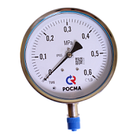 ТВ-621Р.00-(-0,1...0)МПа-М20х1,5-кл.т.1,0 вакуумметр коррозионностойкий