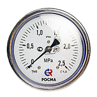 ТМВ-521ТЭ.00-(-0,1...0,06-2,4)МПа-кл.т.1,0 мановакуумметр коррозионностойкий